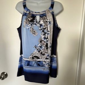 White house black market, stretchy silk top. Size medium